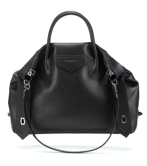 givenchy antigona medium in box leather. black.|givenchy antigona medium sale.